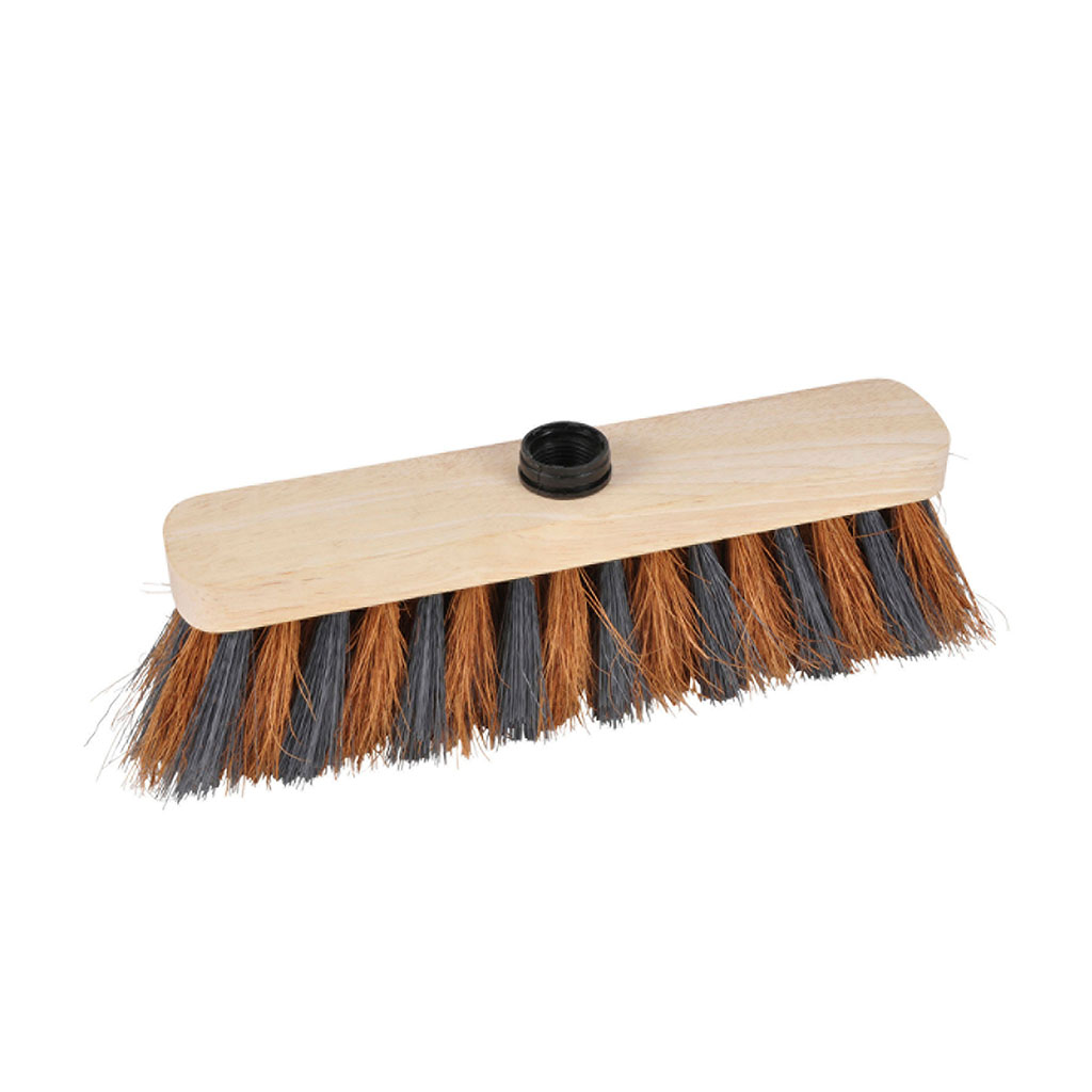 Tête de balai bois coco zèbre 29cm