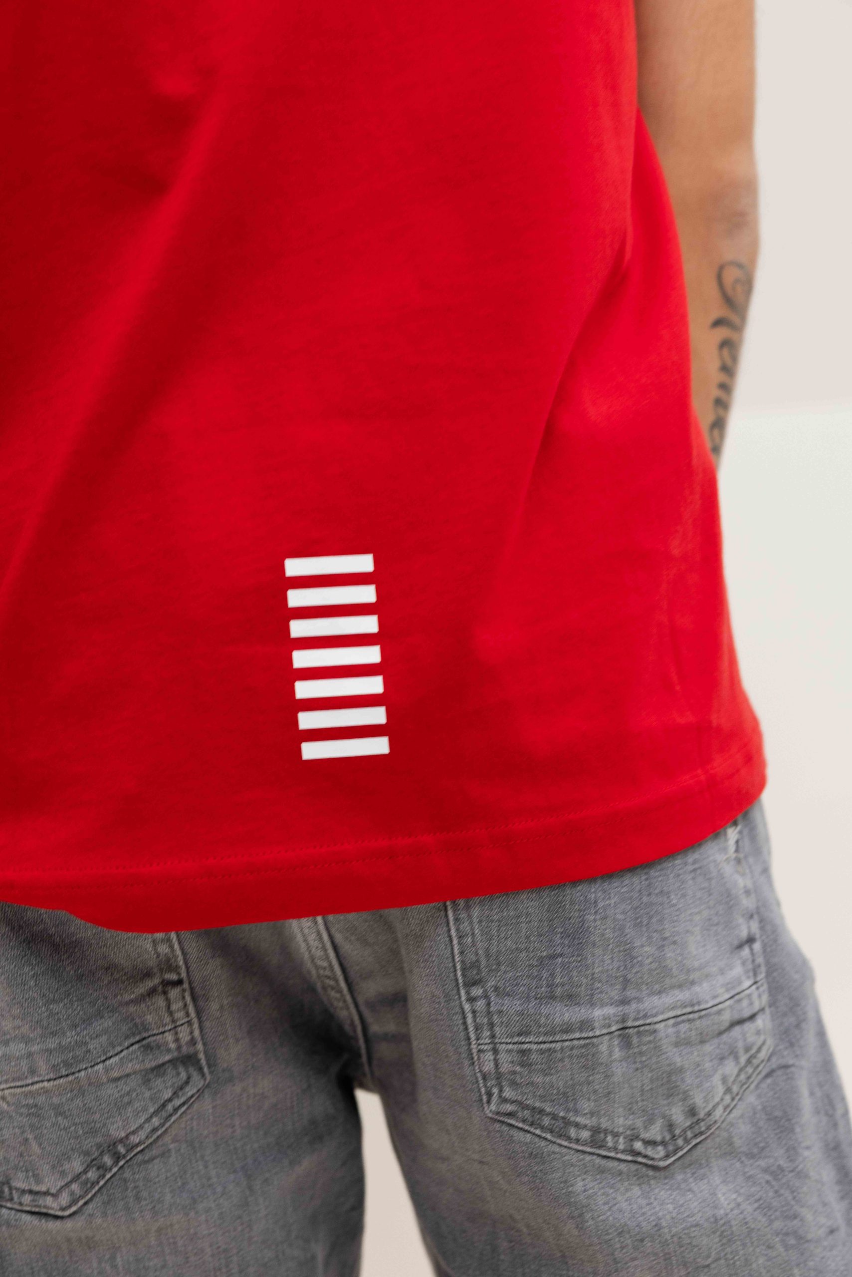 EA7 Emporio Armani 8NPT25 T-Shirt Heren Rood