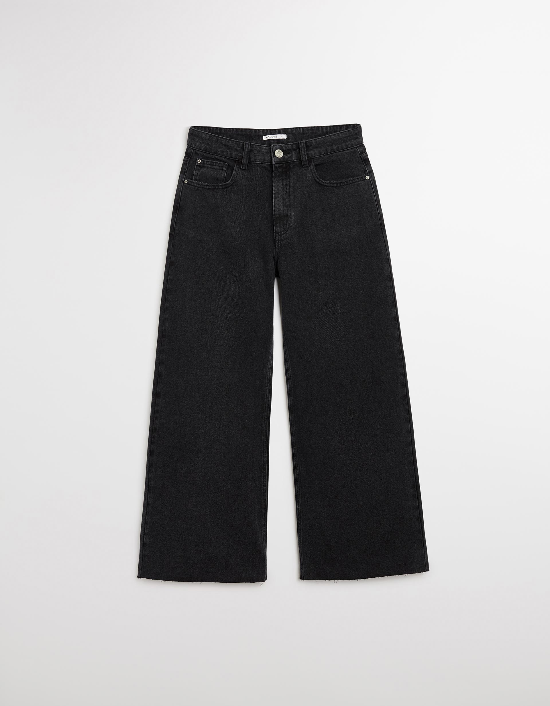 Calças Culotte, Mulher, Preto