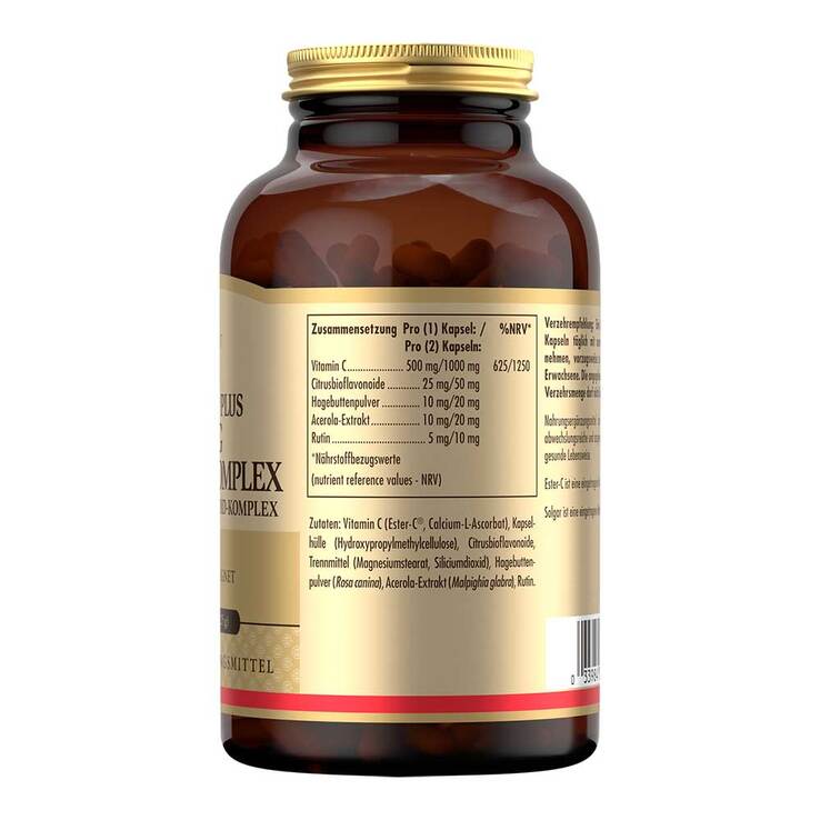 Solgar Ester-C Plus 500 mg Kapseln, 250 St