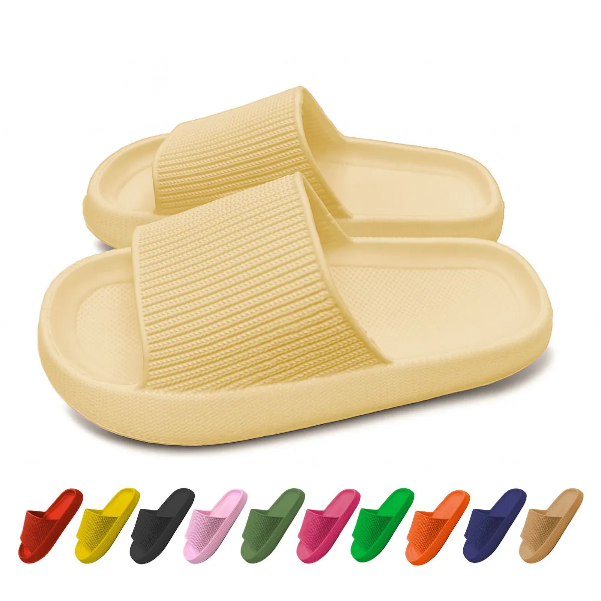 Orthopedische Zomer Badslippers (Beige)