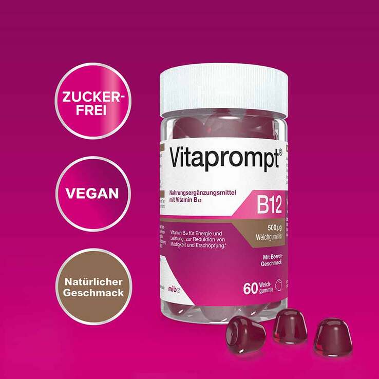 Vitaprompt B12 500 µg Weichgummis, 60 St