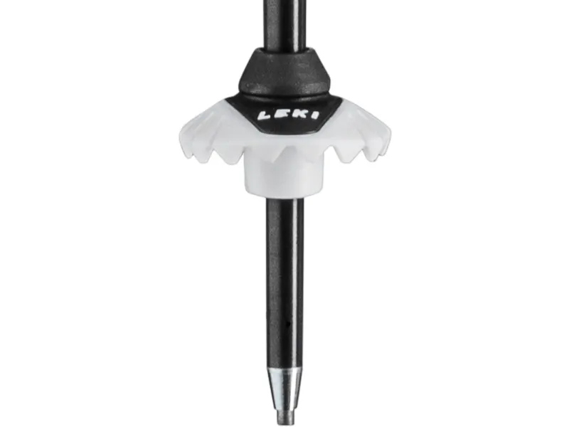 LEKI Hot SHOT S, Ski racing, 135 cm, Voksen, Unisex, Sort, Lys grå, Aluminium