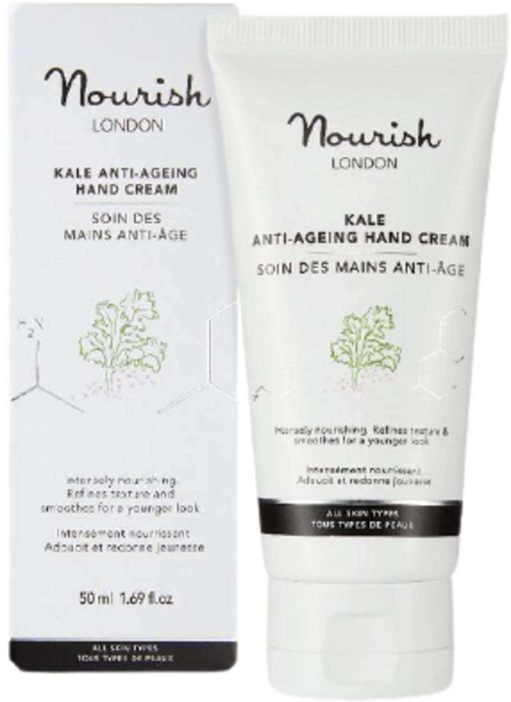 Nourish London  Kale Anti-Ageing Hand Cream, 50 ml