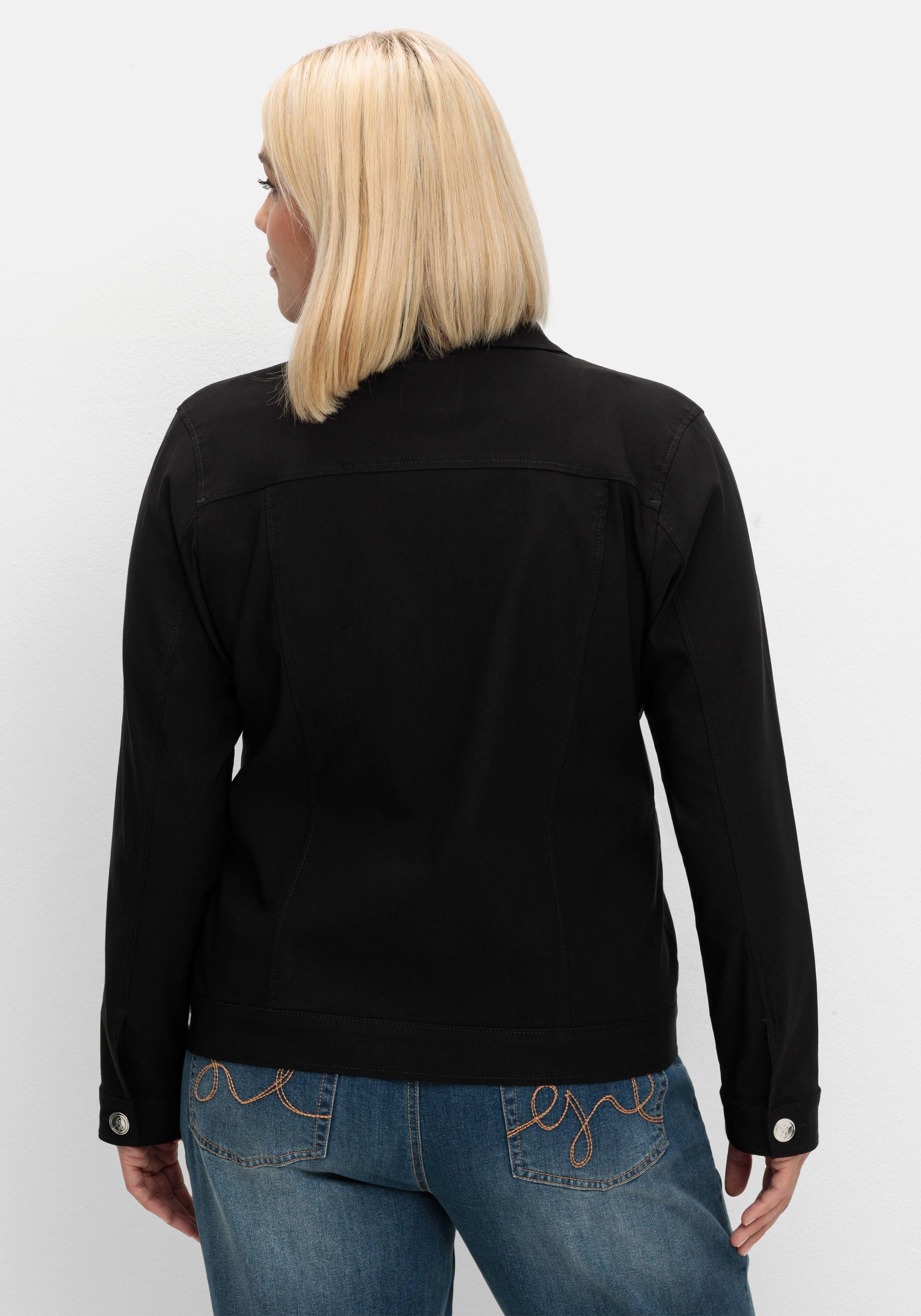 Jacke aus Bengalin, in kurzer, taillierter Form