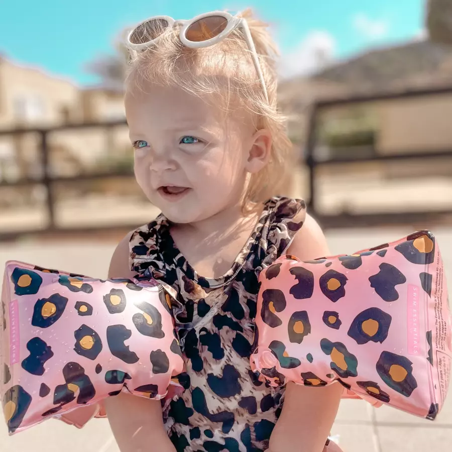 Swim Essentials Schwimmflügel Panther Rose Gold (0-2 Jahre)