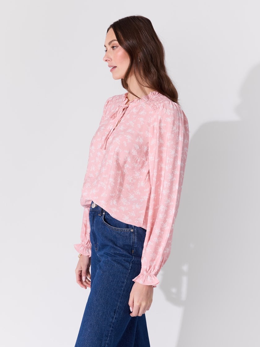Lea bluse Peach Whip