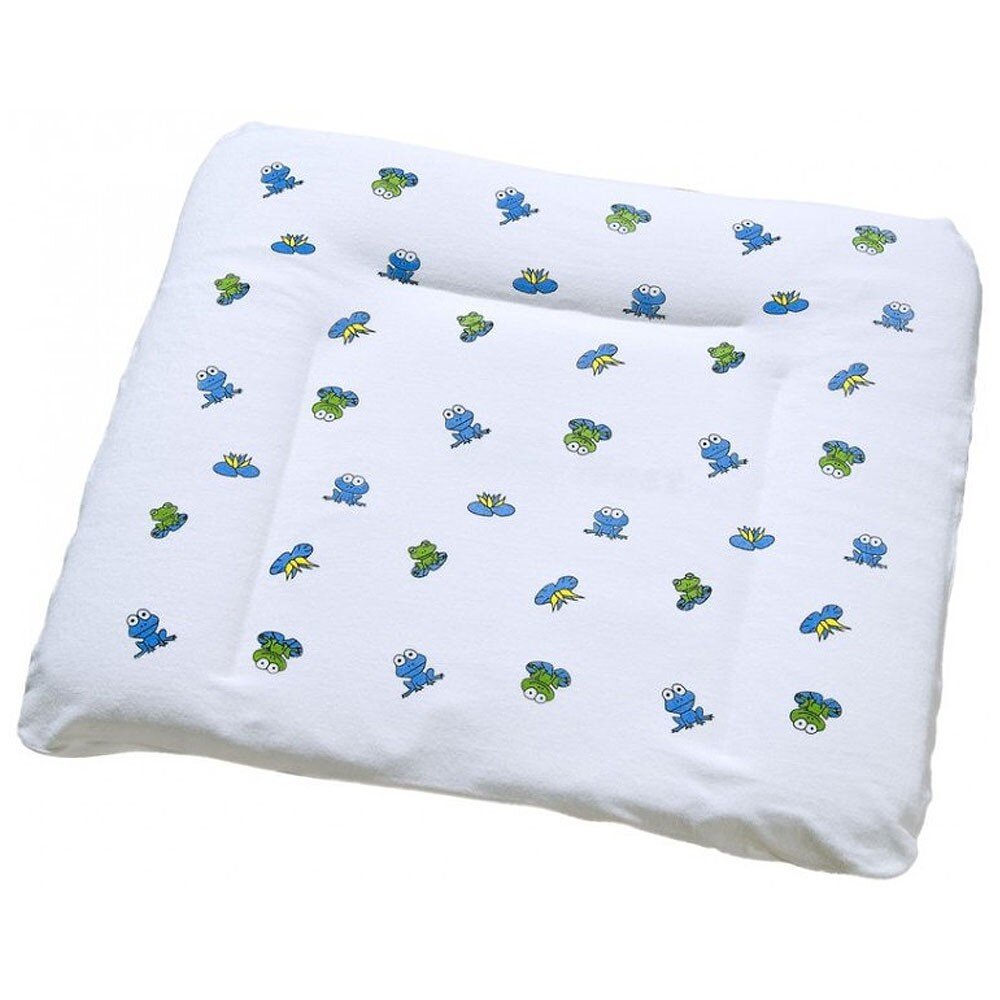 Odenwälder BabyNest Odenwälder 26004-1906 Frottee-Bezug f.Wickelauflage Frosch blau