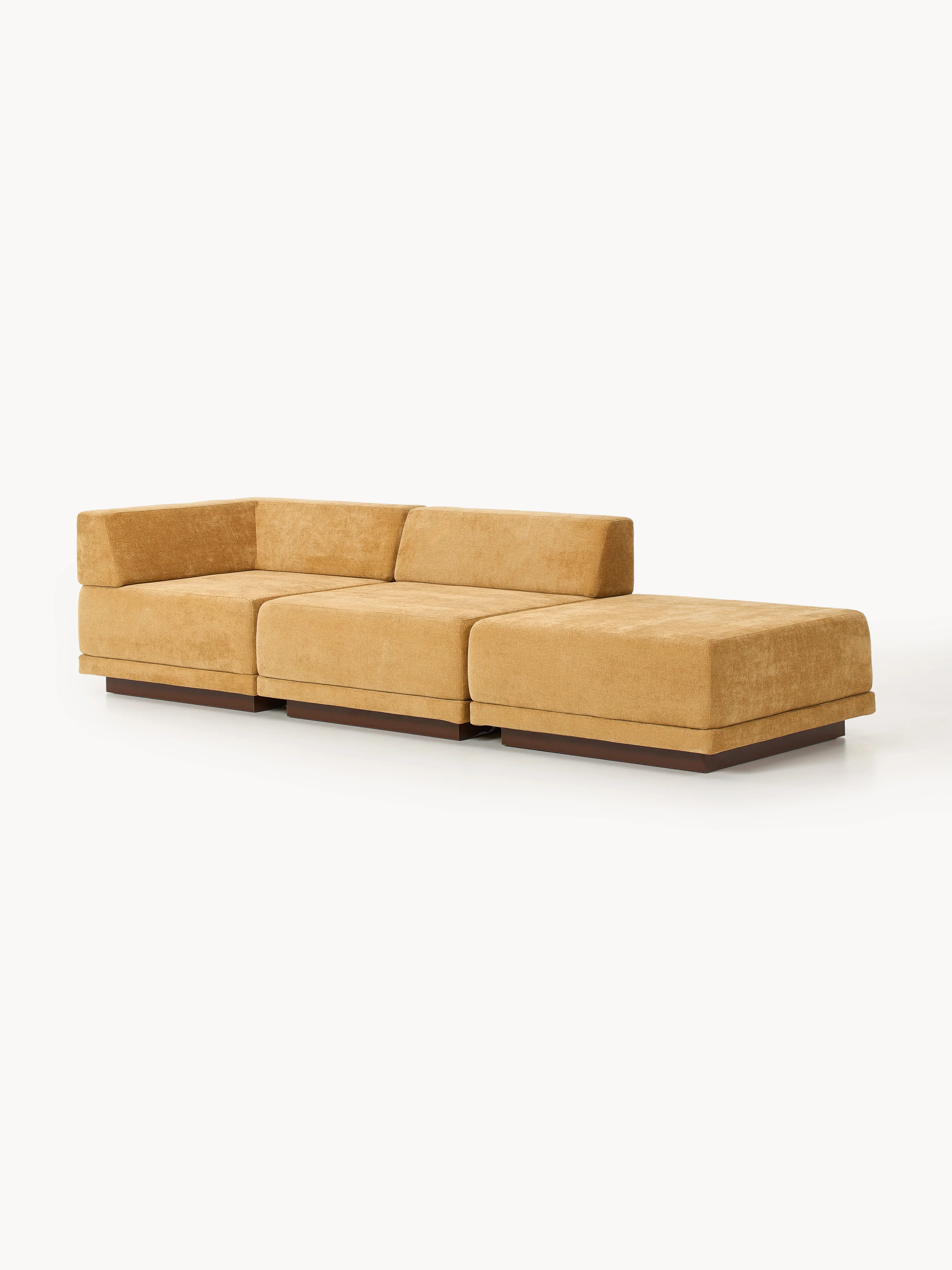Modulaire bank Colin (4-zits) met poef