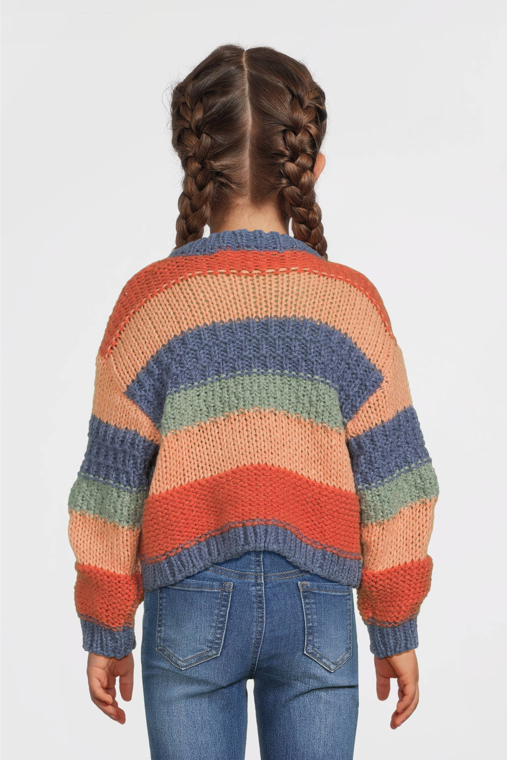 NAME IT gebreide trui blauw