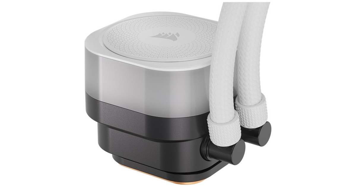 CorsairiCUE LINK TITAN 240 RX RGB White waterkoeling  (Wit, 4-pins PWM fan-connector)