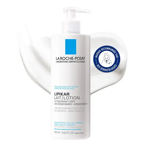 Leite Anti-Ressecamento Lipikar da La Roche-Posay 400ml