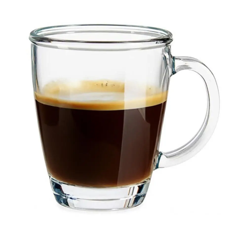 Vivalto Design koffie/thee glazen - 6x stuks - glas - 310 ml
