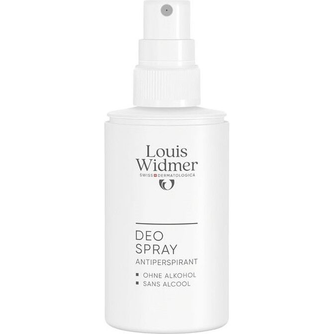 Déodorant antiperspirant sans parfum Louis Widmer - Spray de 75 ml
