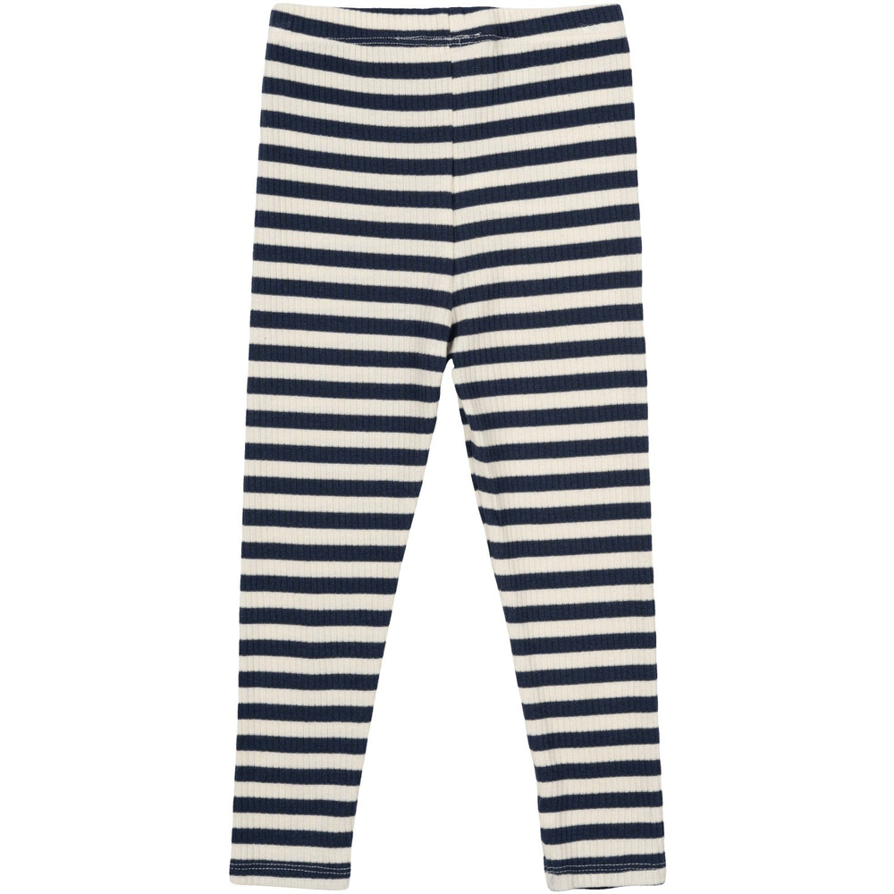 Køb THE NEW Siblings Mood Indigo Striped Fro Uni Rib Leggings