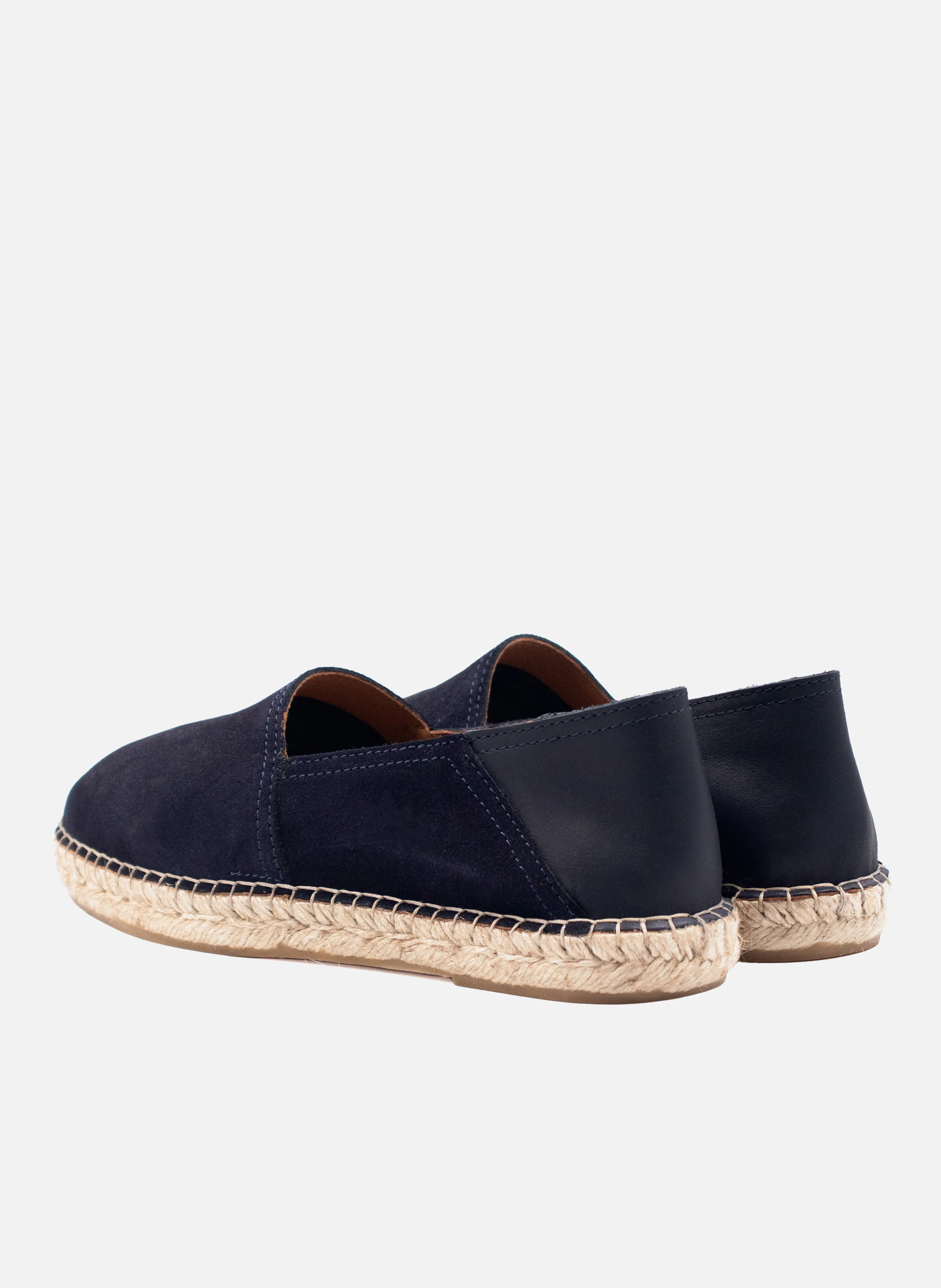 Espadrilles homme cuir daim | Bleu
