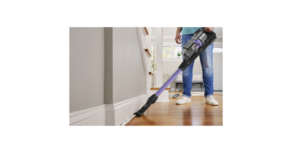 BLACK+DECKER18V 2.5Ah 4IN1 Steelstofzuiger  (Zwart/paars)
