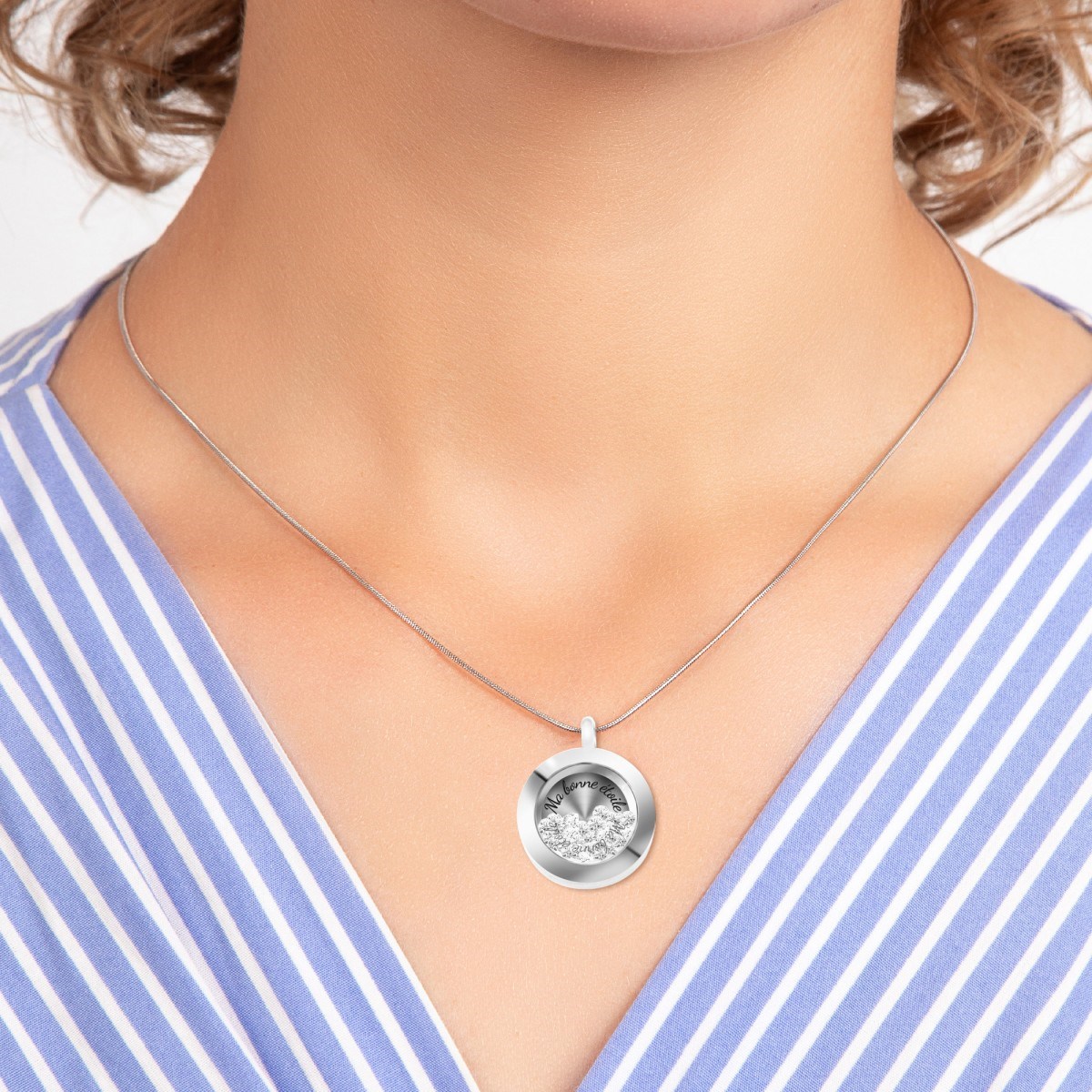 Collier Ma bonne étoile orné de Cristaux scintillants SC Crystal