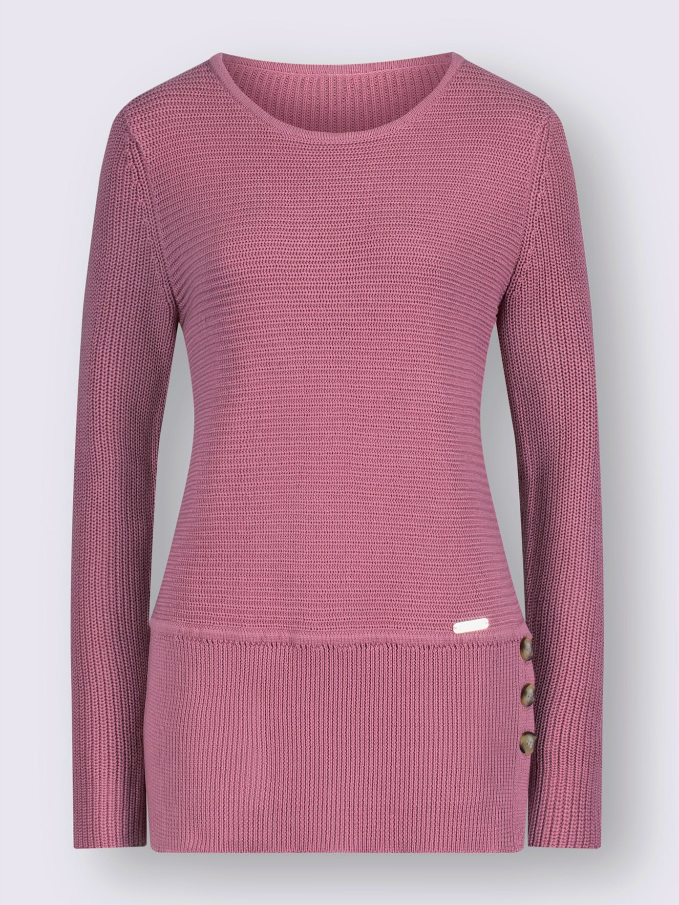 Pull encolure ronde 50% coton