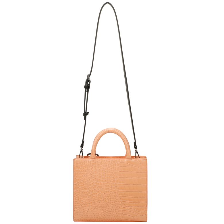 Big Boxy Collection Croco Orange Tan