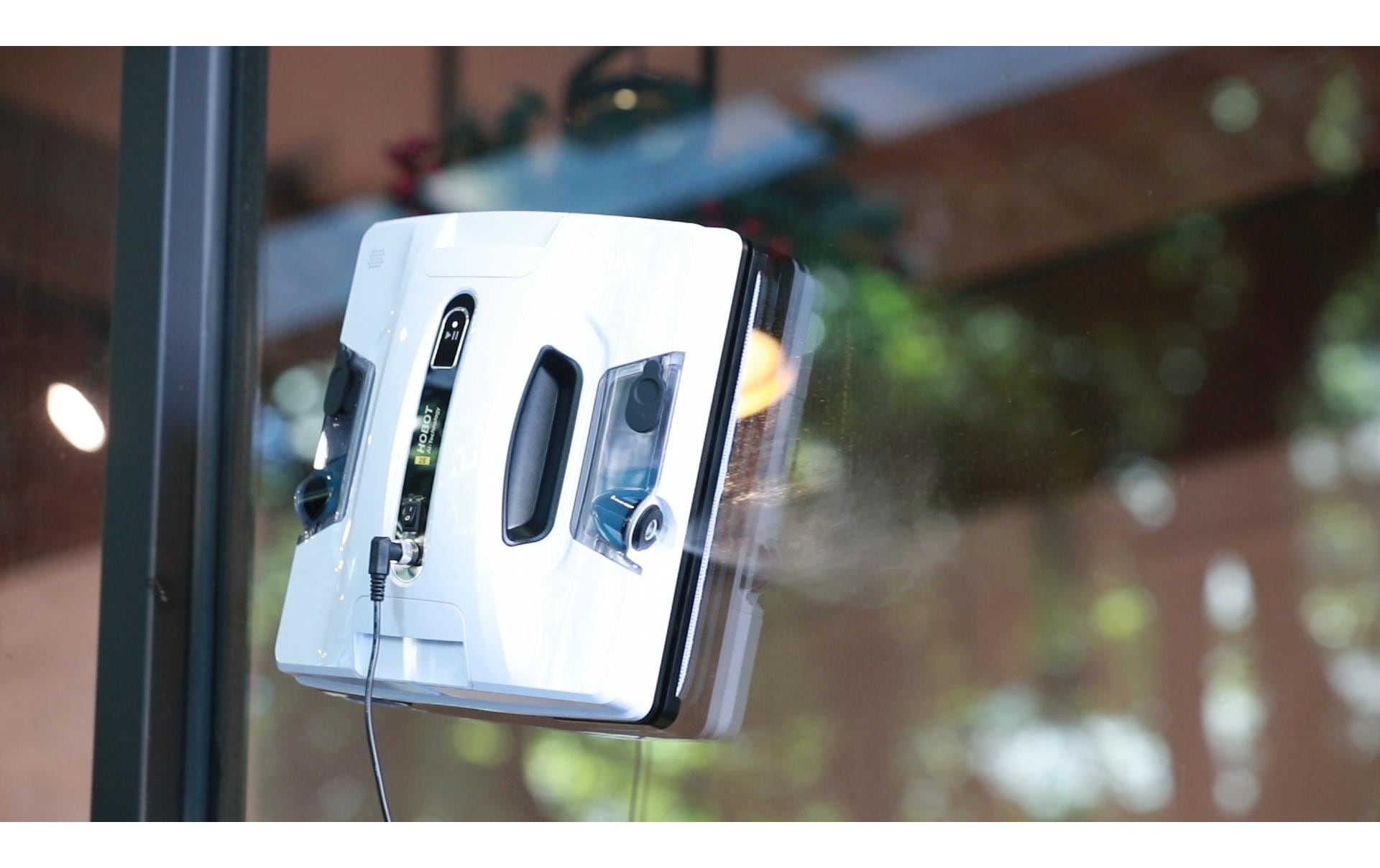 Fensterputzroboter HB2S Weiss-Schwarz<br>Glasreinigungsroboter