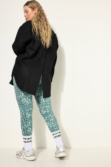 Leggings, High Waist, Color Leo, Elastikbund