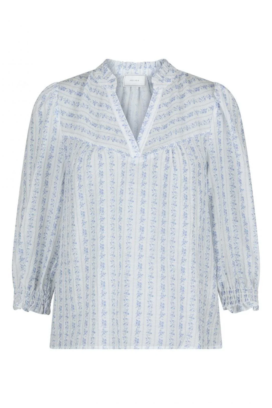 Neo Noir Carlie Flower Stripe Blouse