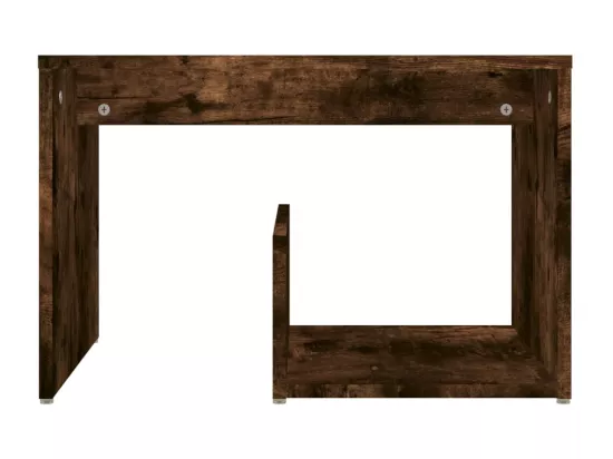 Table d'appoint Chêne fumé 59x36x38 cm Bois d'ingénierie