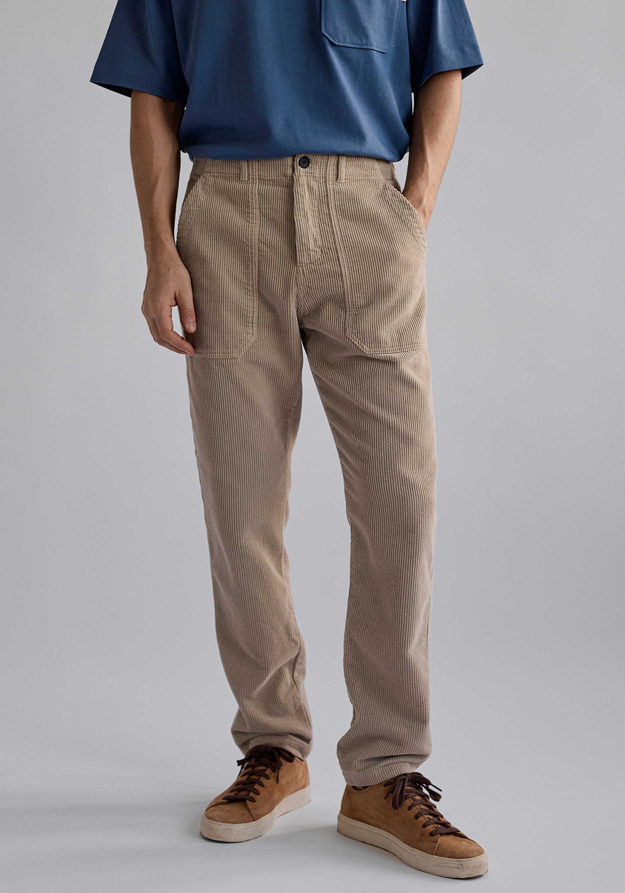 Twothirds Cordhose Cranfield Feather Grey