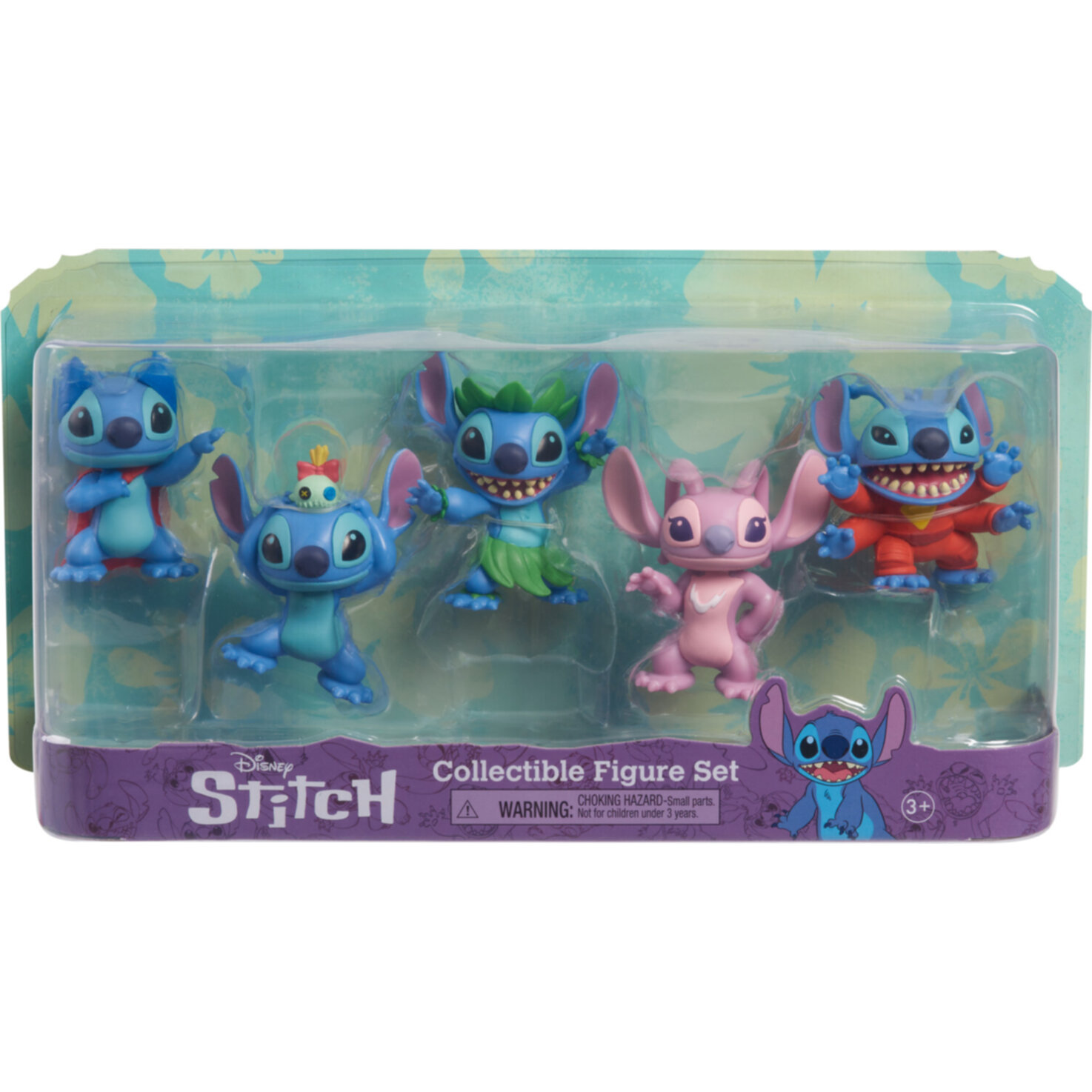 Disney Stitch Sammelfigurenbox mit 5 Figuren 8cm