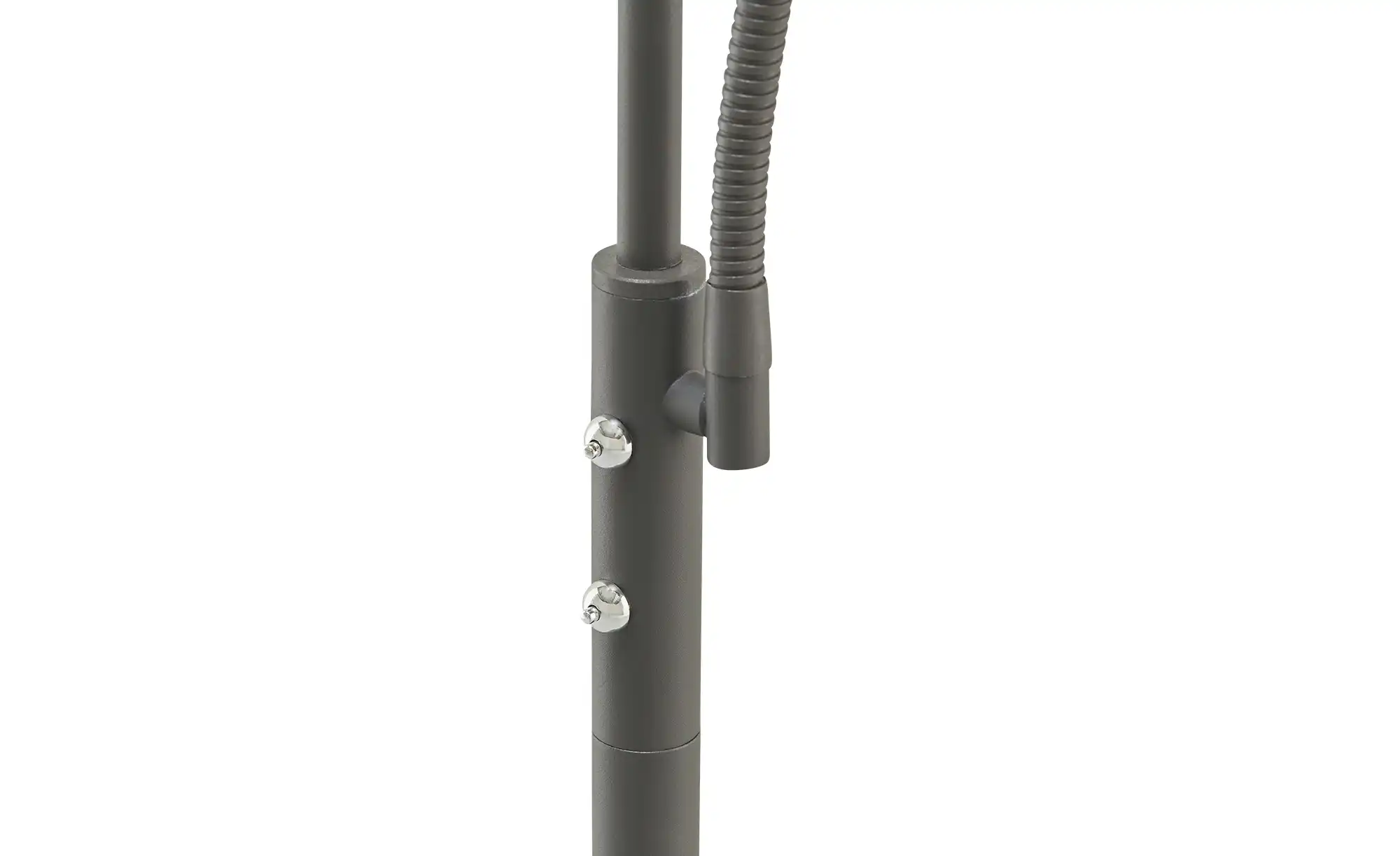 KHG LED-Deckenfluter, 2-flammig, dunkelgrau