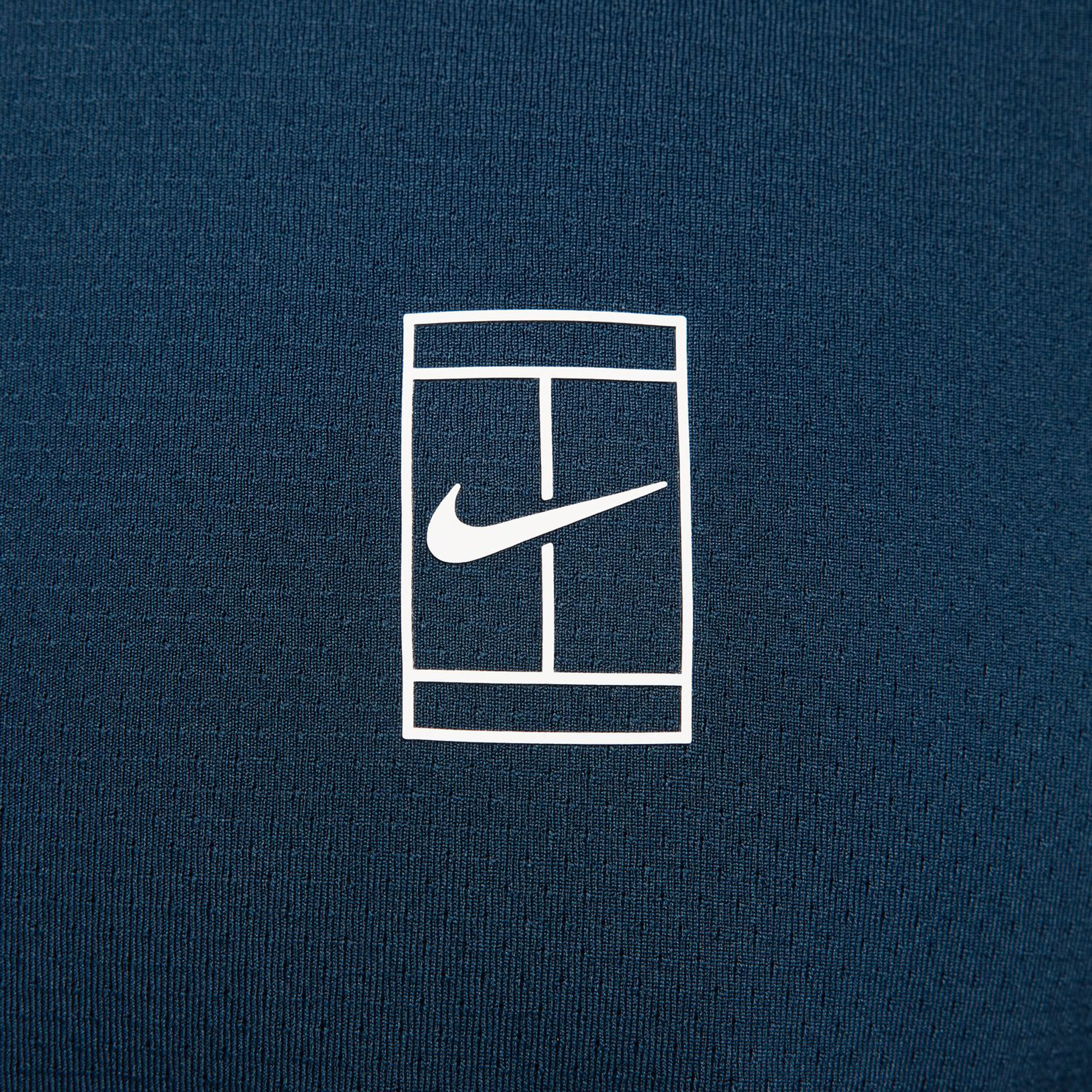 Nike Court Dri-Fit Advantage Polo Hommes - Bleu Foncé , Blanc
