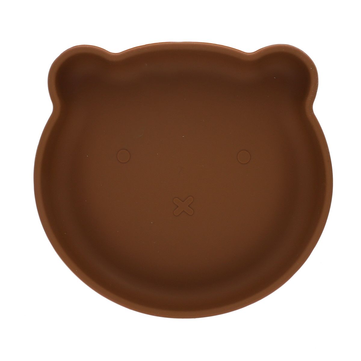 Assiette ours silicone camel Pause goûter