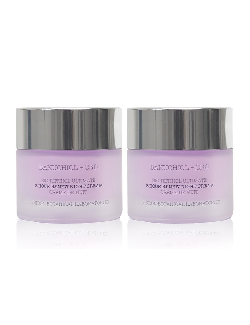 2 x Bakuchiol + CBD | Ultimate 8-Hour Renew Bio-Retinol Night Cream 50ml