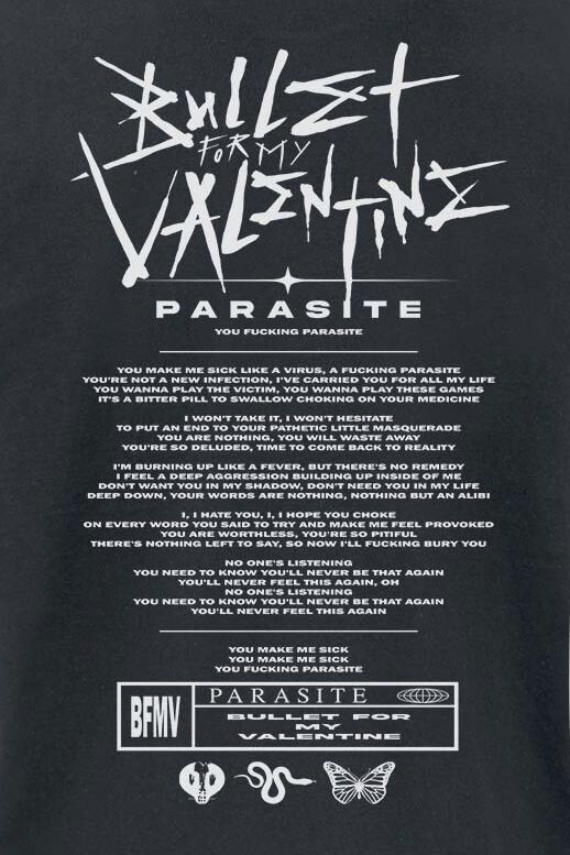 Parasite | Bullet For My Valentine T-Shirt Manches courtes