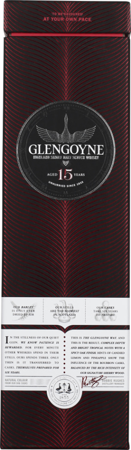 GLENGOYNE 15 YEARS SINGLE MALT 70CL