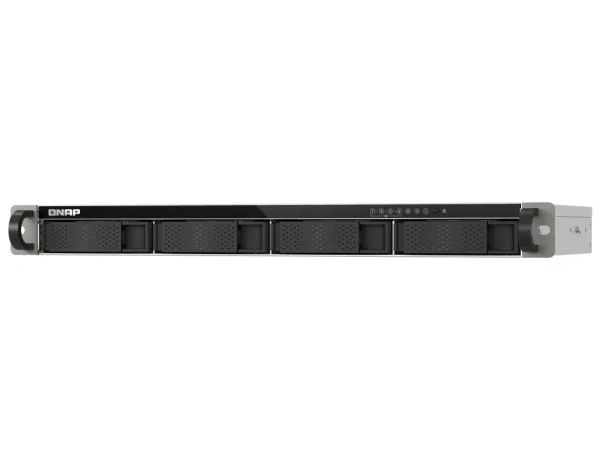 QNAP TS-433EU - NAS-server - 4 bays - rackversion - SATA 6Gb/s - RAID 0, 1, 5, 6, 10, JBOD, 50, 60 - RAM 4 GB - Gigabit Ethernet / 2.5 Gigabit Ethernet - iSCSI support - 1U