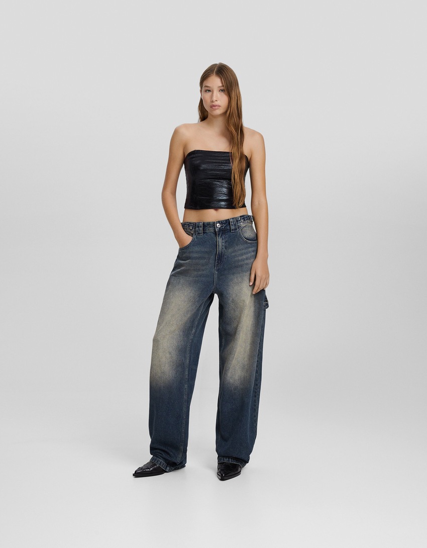 Top bandeau revestido