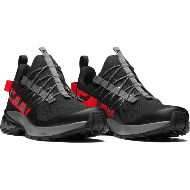 XA COVER  Sportliche Schuhe Unisex Black/QuietShade/CherryTomato