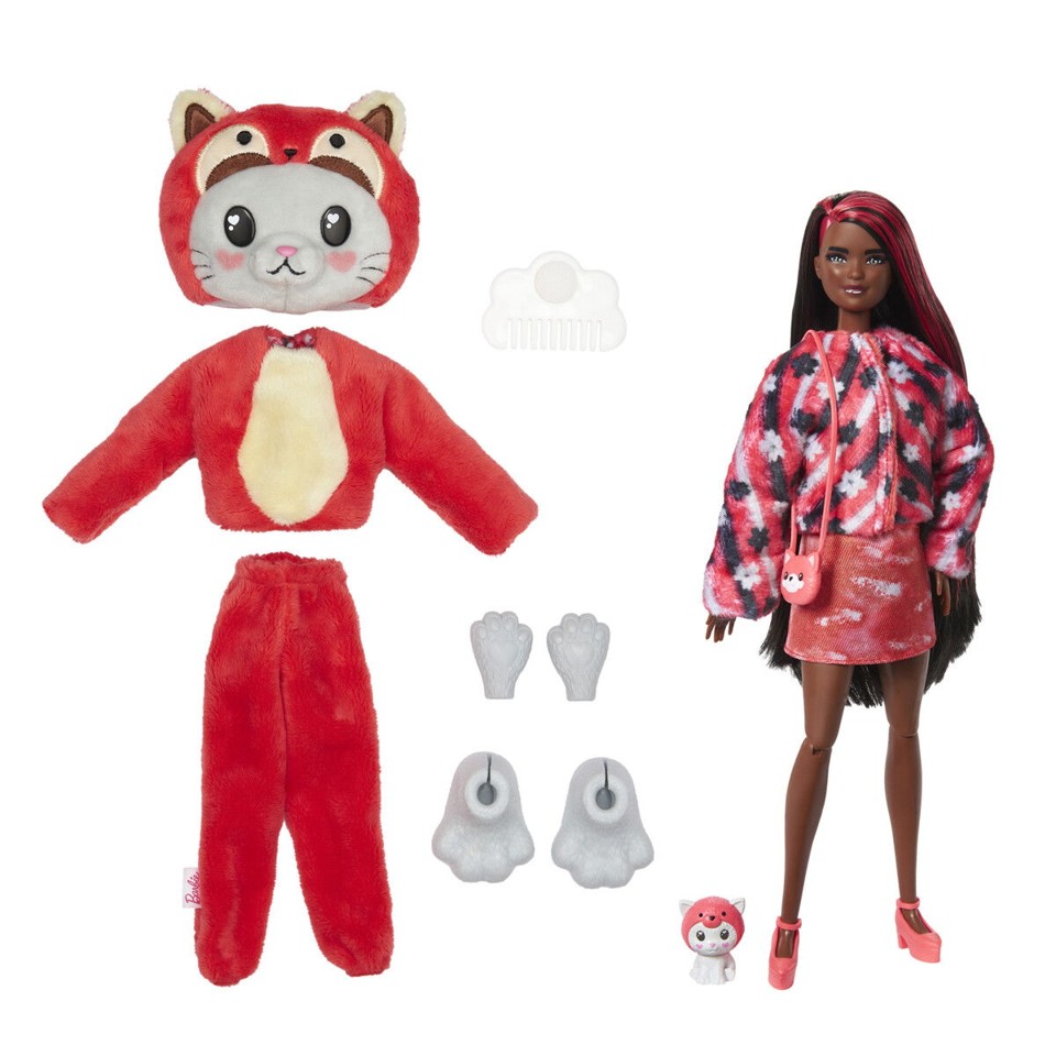 Barbie - Cutie Reveal-kostume - Kitty Red Panda