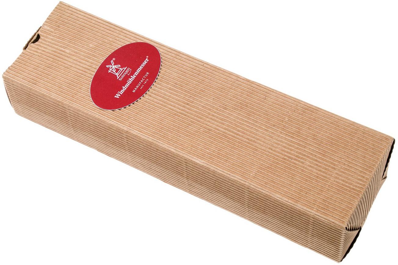 Robert Herder Buckels RVS set van 4 ontbijtmessen, kersenhout