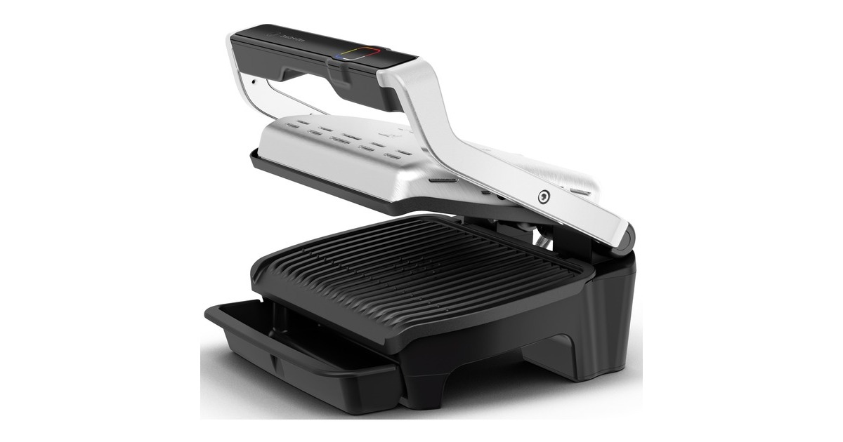 TefalOptigrill Elite GC 750D contactgrill  (Roestvrij staal/zwart)