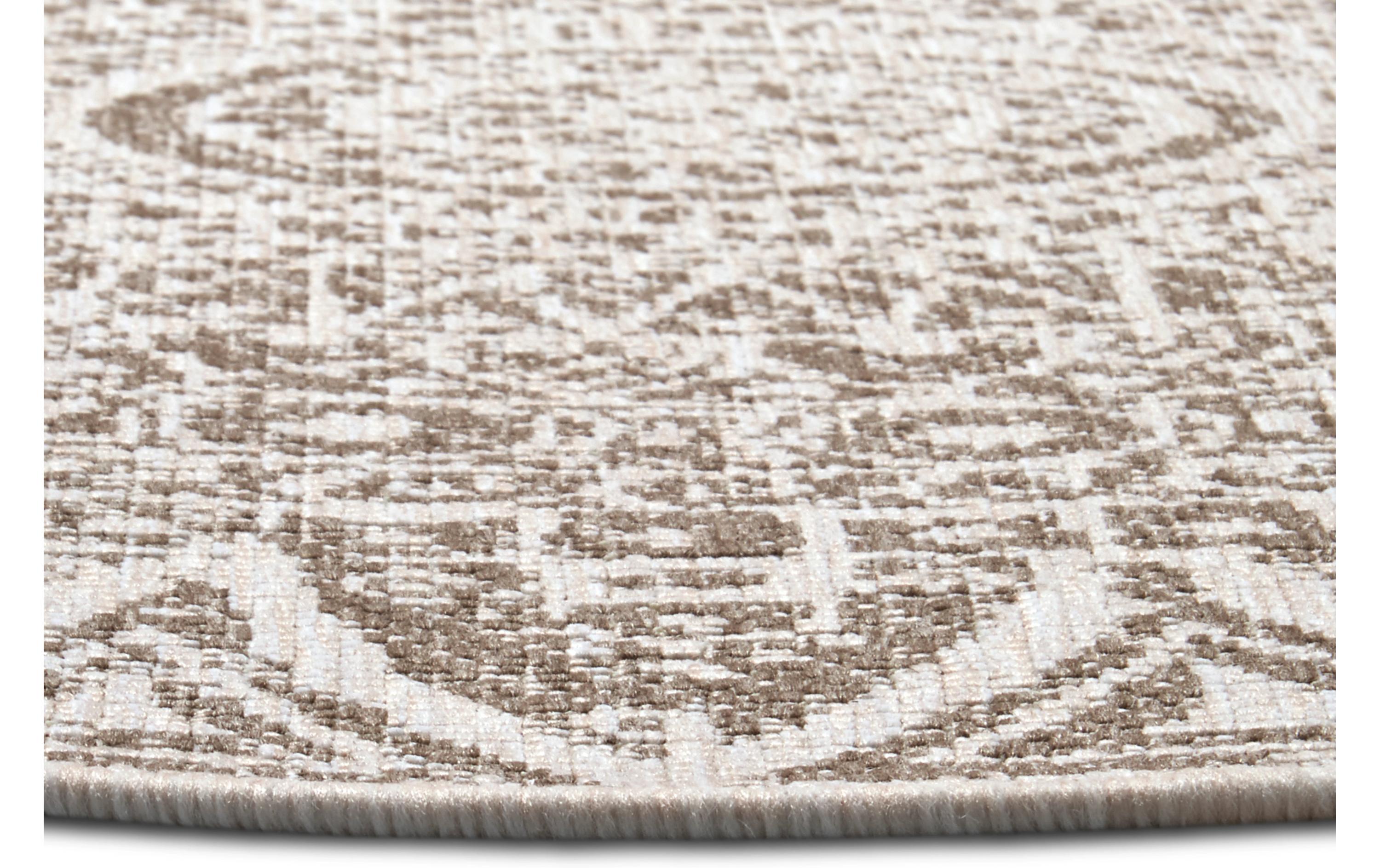 Teppich Lilja 140 cm, BeigeIn- & Outdoor Teppich