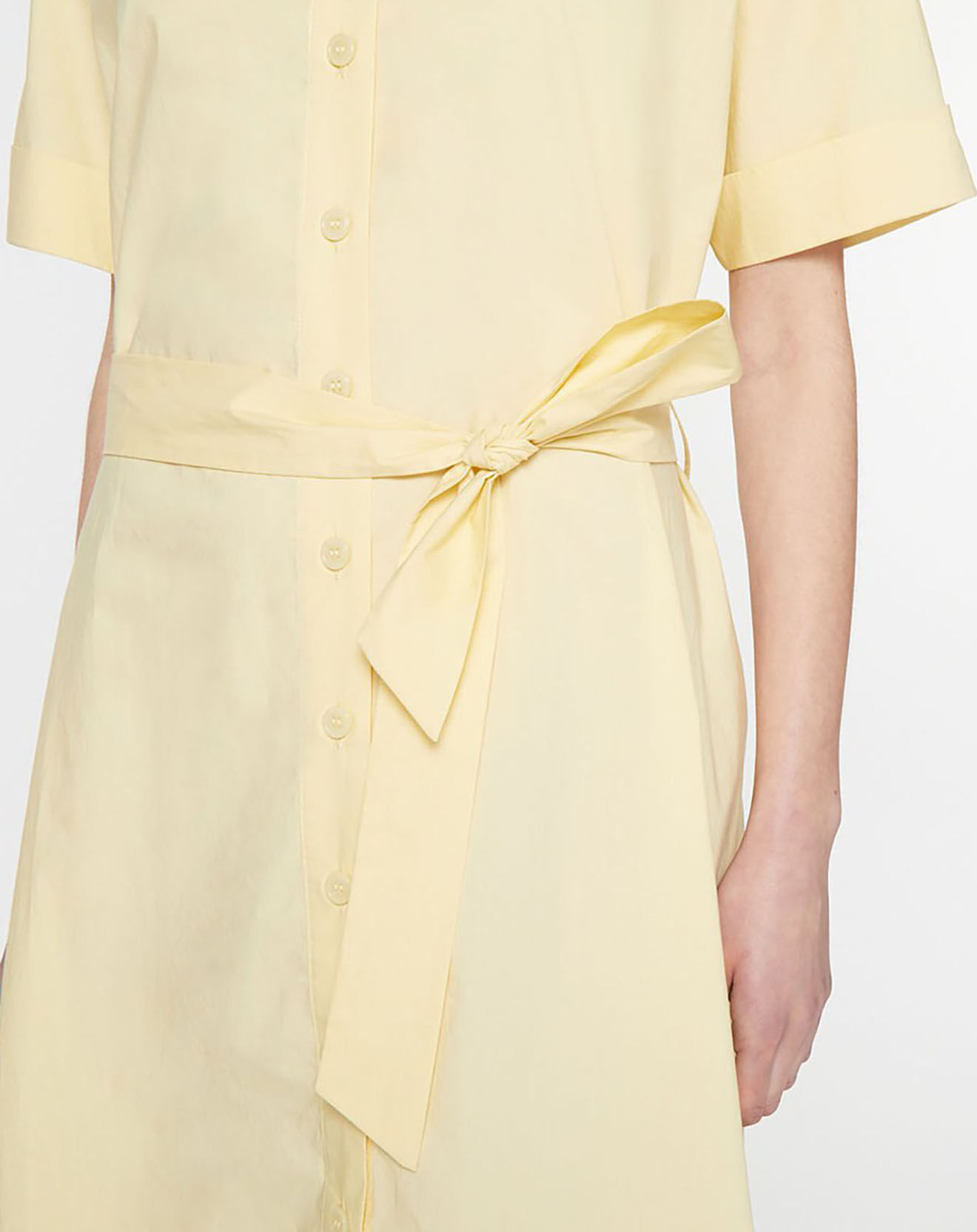 Jodhpur Robe en Popeline de Coton bio Micro jaune