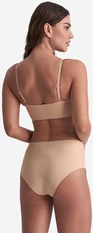 Bye Bra - Invisible High Brief Nude + Black S