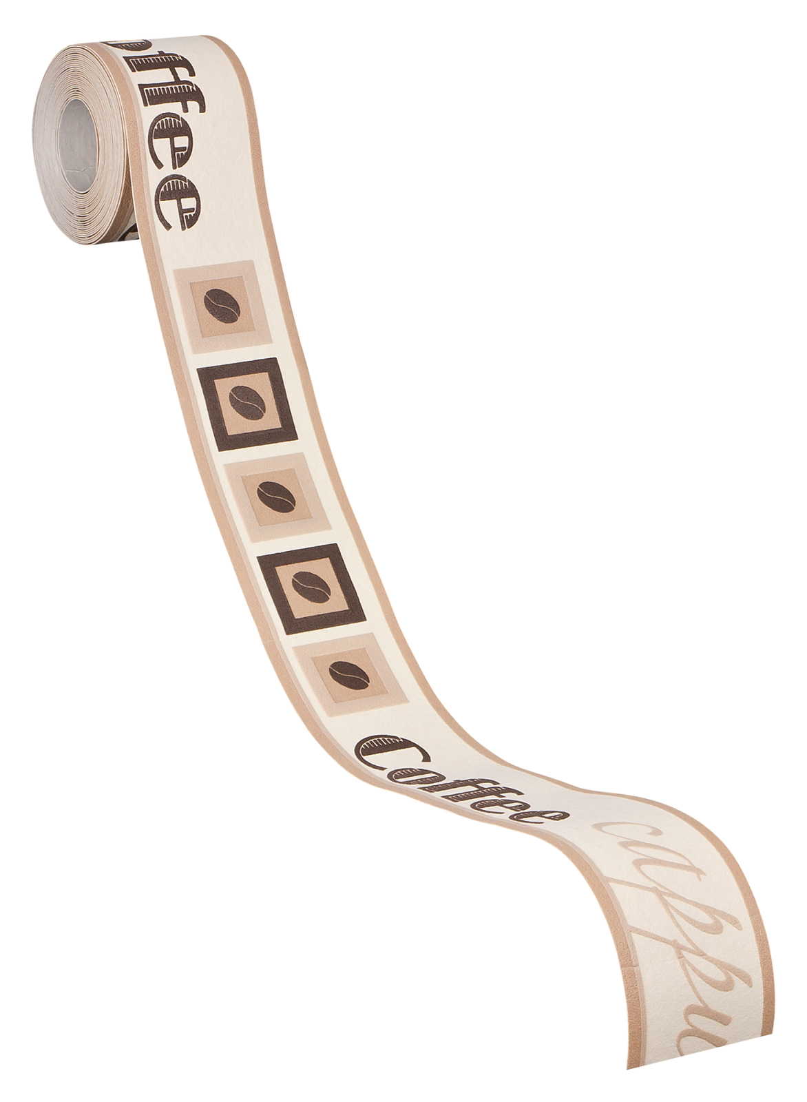Papier-Borte ONLY BORDERS 10 - braun-beige - 5 Meter