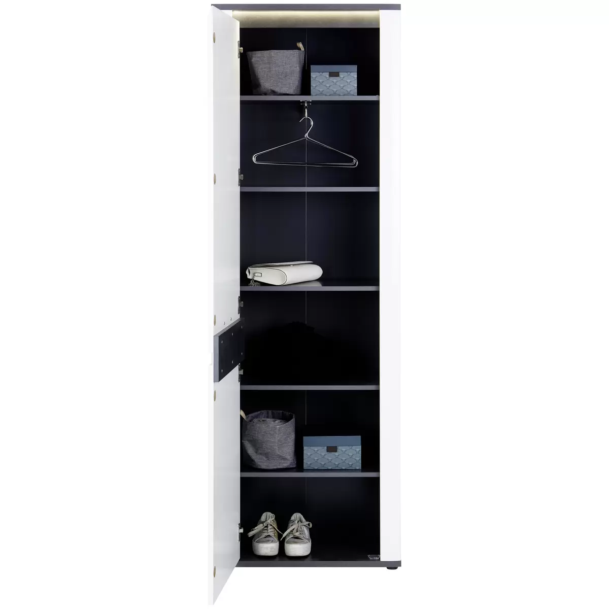 Garderobenschrank Alassio weiss