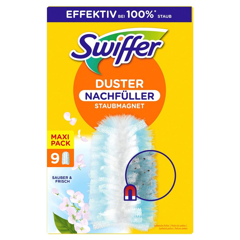SWIFFER Staubmagnet Nachfüller mit Duft 9 Stk
