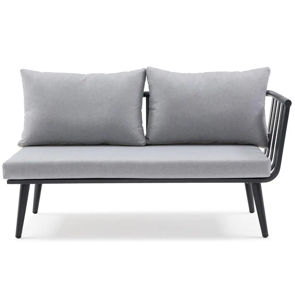Hoek loungeset 5 personen Aluminium Grijs De Laan Projects