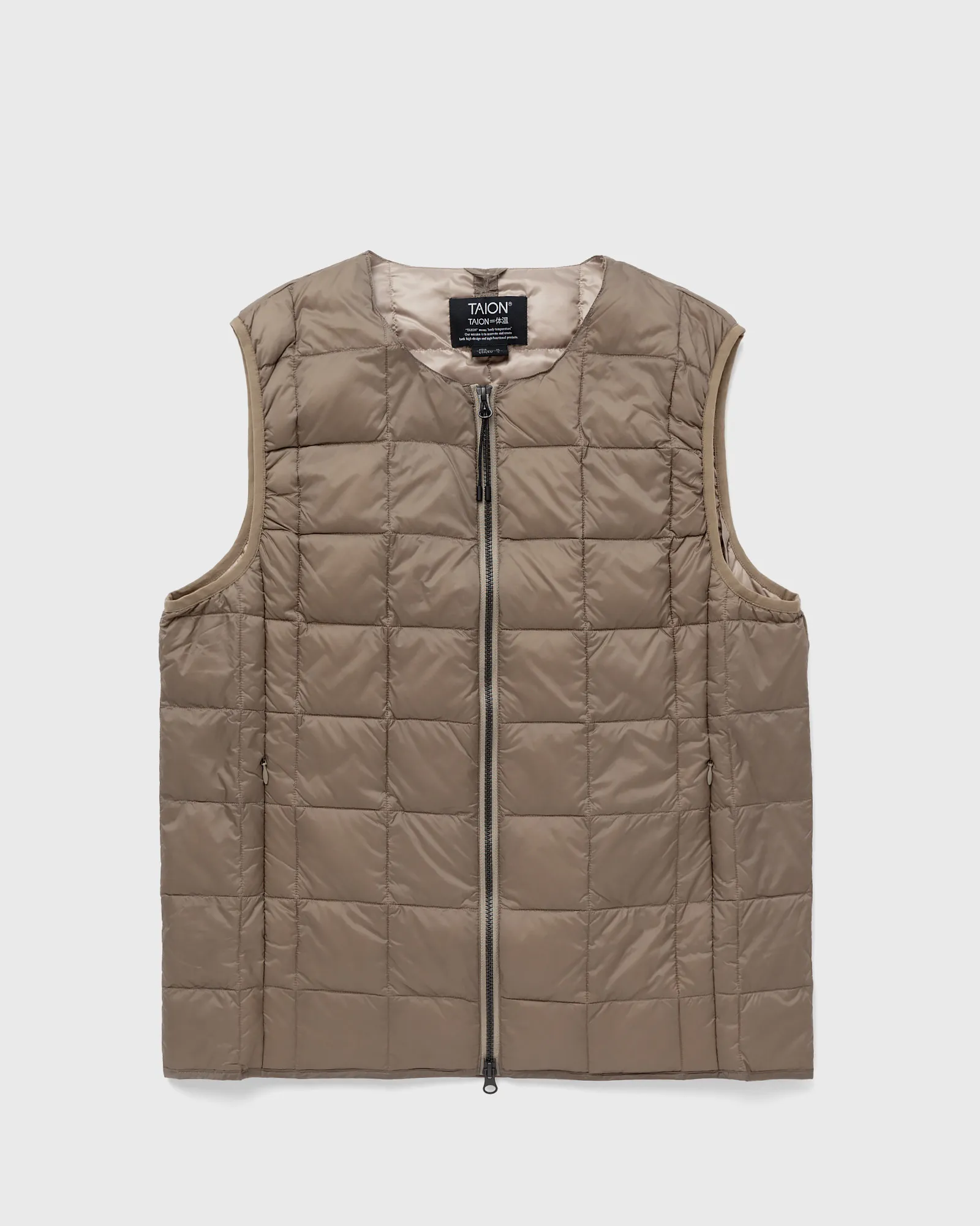 Taion CREW NECK W-ZIP DOWN VEST